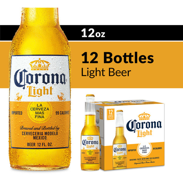 Every Day Beers Corona Light Mexican Lager Import Lower Calorie* Light Beer Bottles hero