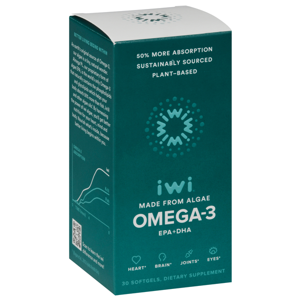 Vitamins & Supplements iwi Omega-3, Softgels hero