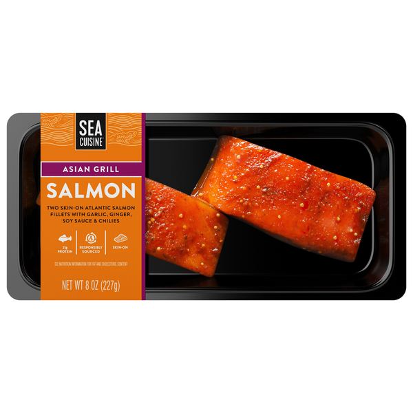 Frozen Meat & Seafood Sea Cuisine Salmon, Asian Grill hero