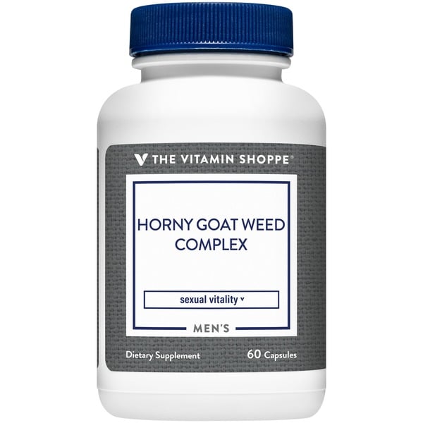 Men's Health Supplements The Vitamin Shoppe Horny Goat Weed Complex (60 Capsules) hero