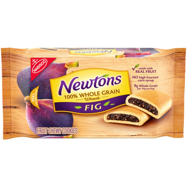 Cookies & Cakes NEWTON 100% Whole Grain Wheat Soft & Fruit Chewy Fig Cookies (Fig Bars) hero