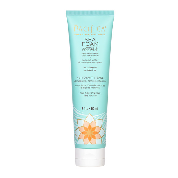 Beauty Care Pacifica Sea Foam Complete Face Wash/Cleanser, Coconut Water, Vegan hero