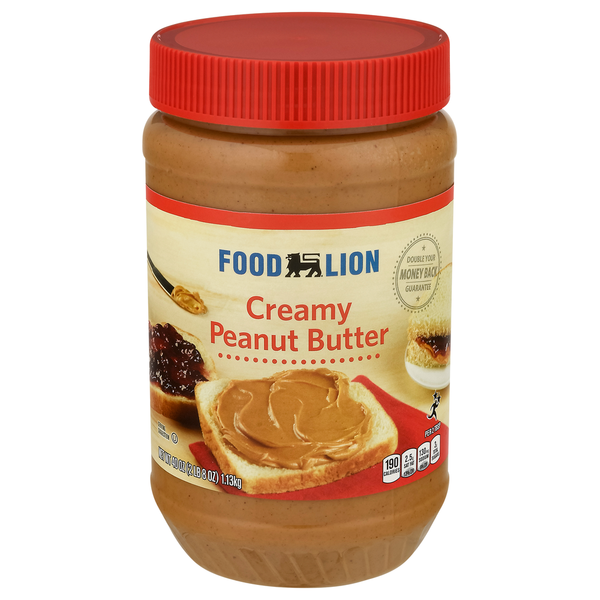 Spreads, Jam & Jelly Food Lion Creamy Peanut Butter hero