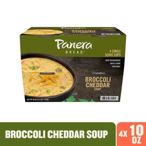 Frozen Meals Panera Bread Broccoli Cheddar Soup 4 Pack hero