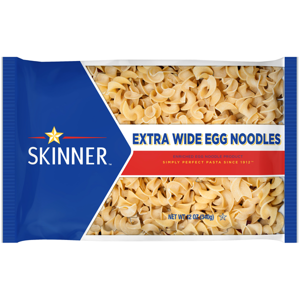 Dry Pasta Skinner Extra Wide Egg Noodles hero