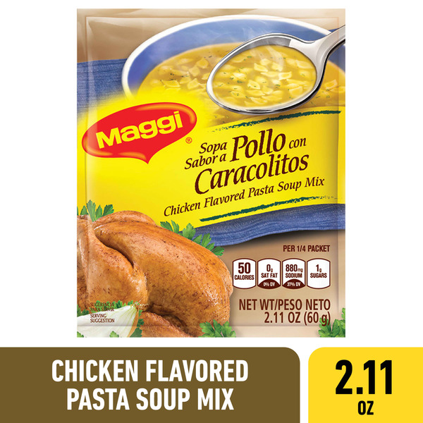 Soup, Broth & Bouillon Maggi Chicken Flavored Pasta Soup Mix hero