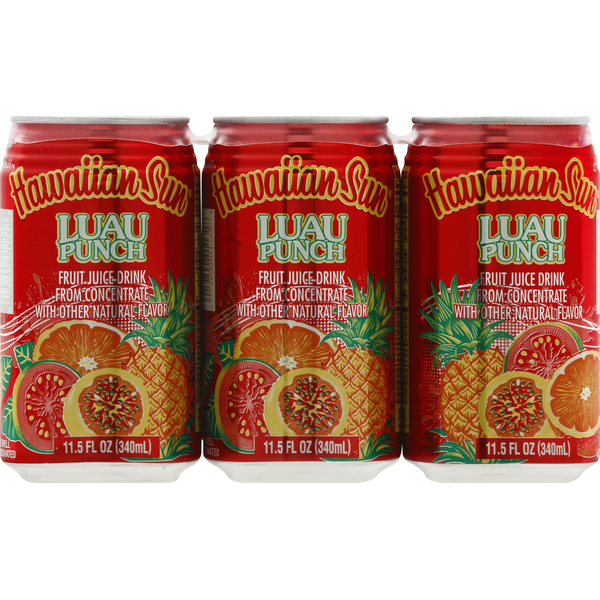 Juice & Nectars Hawaiian Sun Fruit Juice Drink, Luau Punch hero