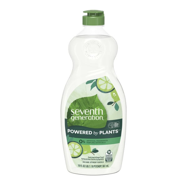 Seventh Generation Dish Soap Liquid Fresh Lime & Ginger Scent hero