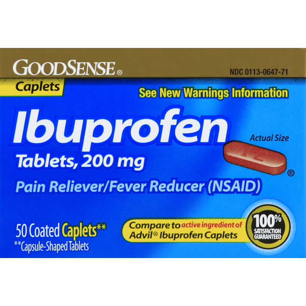 Muscles, Joints & Pain Relief Good Sense Ibuprofen, 200 mg, Tablets hero