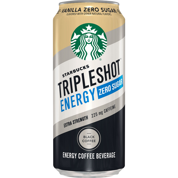 Energy & Sports Drinks Starbucks Energy Coffee Beverage, Zero Sugar, Vanilla, Extra Strength hero