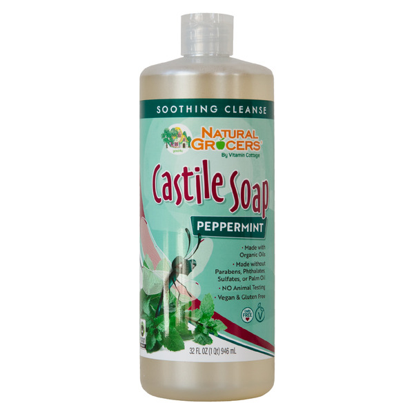 Body Lotions & Soap Pure Castile Liquid Soap With Peppermint hero