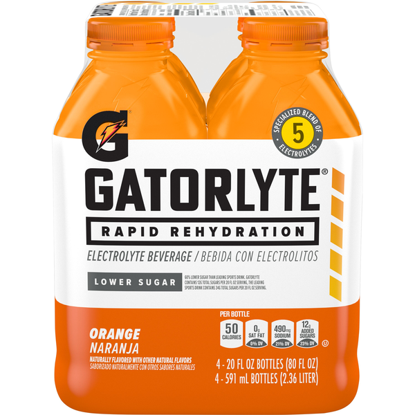 Gatorade Gatorlyte Electrolyte Beverage, Orange, hero