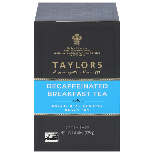 Tea Taylors of Harrogate Tea, Breakfast, Decaffeinated, Tea Bags hero