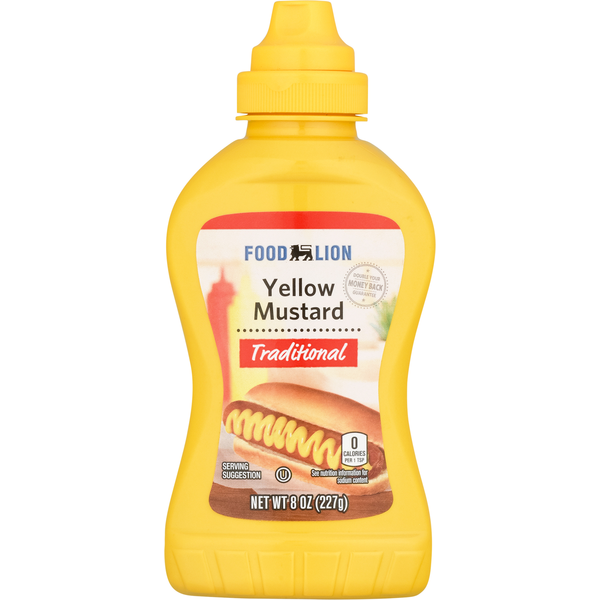 Condiments Food Lion Mustard, Yellow hero