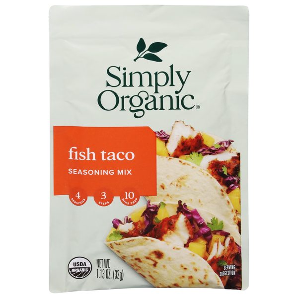 Spices & Seasonings Simply Organic Seasoning Mix, Fish Taco hero