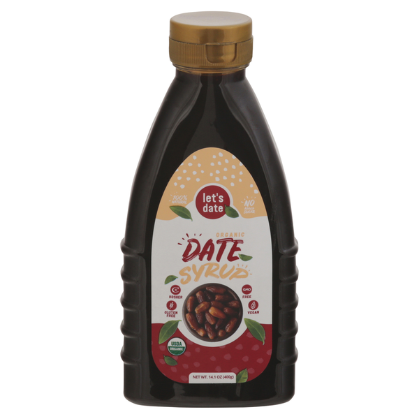 Honeys, Syrups & Nectars Let's Date Date Syrup, Organic hero