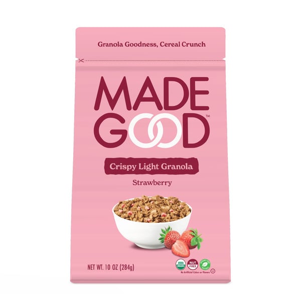 Granola MadeGood Strawberry Crispy Light Granola hero