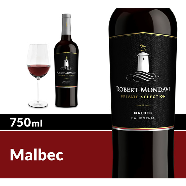 Red Wines Robert Mondavi Private Selection Malbec Red Wine Bottle hero