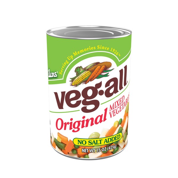 Canned & Jarred Vegetables Veg-All Original Mixed Vegetables No Salt Added hero