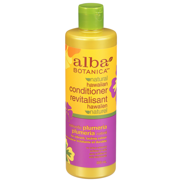 Hair Care Alba Botanica Conditioner, Colourific, Plumeria, Hawaiian hero