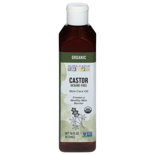 Body Lotions & Soap Aura Cacia Skin Care Oil, Castor, Hexane-Free hero