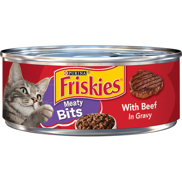 Publix Purina Friskies Gravy Wet Cat Food Meaty Bits With Beef in Gravy Same Day Delivery or Pickup Publix