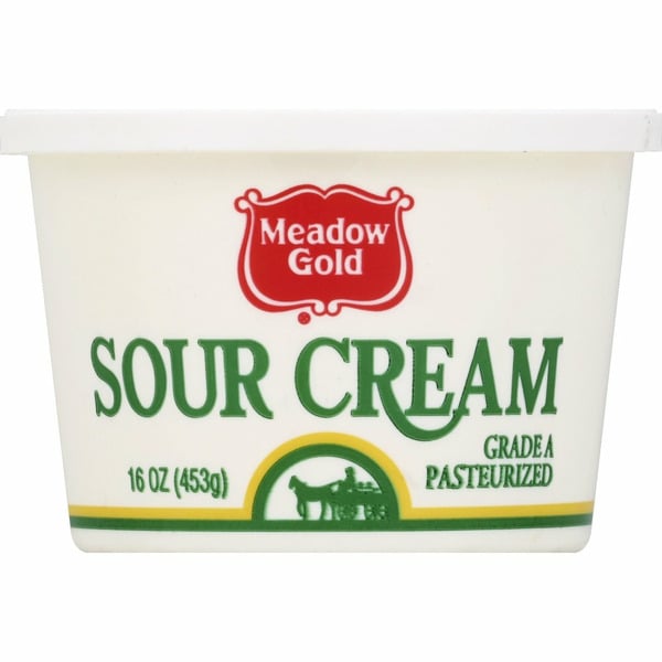 Cream Meadow Gold Sour Cream Weight Ounce Plastic Cup hero