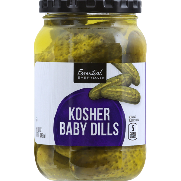 Pickled Goods & Olives Essential Everyday Kosher Dill, Baby hero