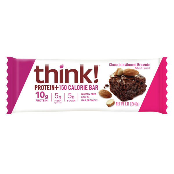 Protein & Meal Replacements think! Lean Protein & Fiber Bars Chocolate Almond Brownie - 10 CT hero