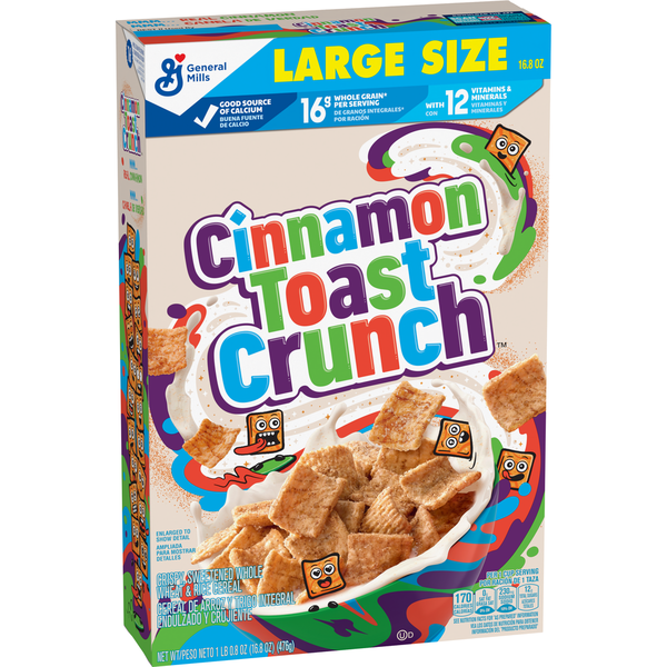 Cereal & Granola Bars Cinnamon Toast Crunch Breakfast Cereal hero