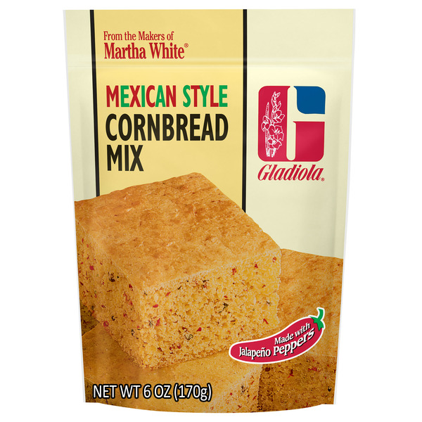 Bread Martha White Gladiola Mexican Style Cornbread Mix hero