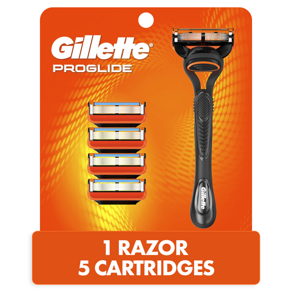 Shave Needs Gillette Fusion5 Razor for Men, Handle + 5 Razor Blade Refills hero