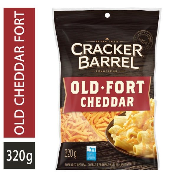 Packaged Cheese Cracker Barrel Old Cheddar Shredded Cheese hero