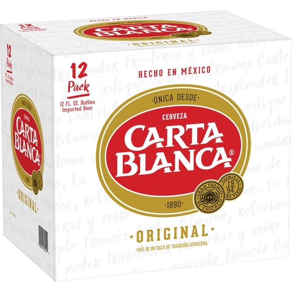 Beers & Coolers Carta Blanca Mexican Lager Beer hero