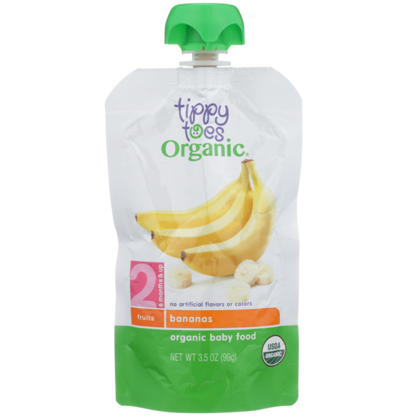 Baby Food & Formula Tippy Toes Bananas Organic Baby Food hero