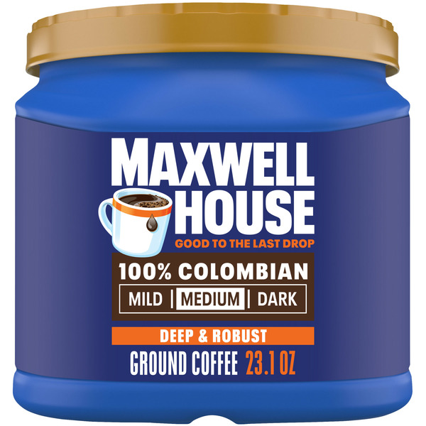 Coffee Maxwell House 100% Colombian Ground Coffee hero