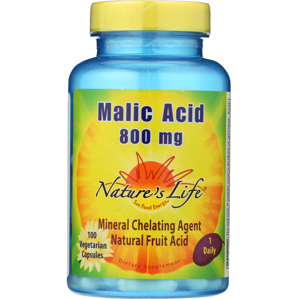 Vitamins & Supplements Nature's Life Malic Acid 800Mg hero