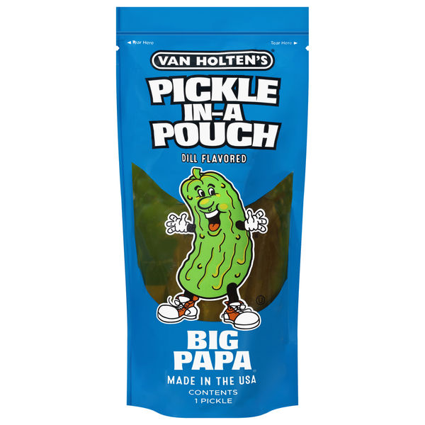 Condiments Van Holten's Pickle-in-a-Pouch, Dill Flavored hero