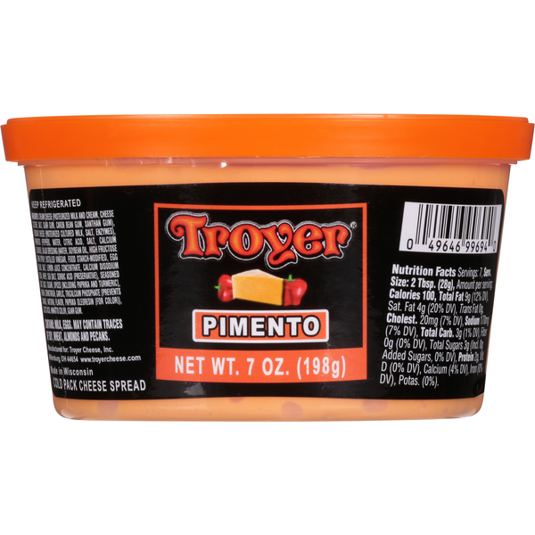 Troyer Cheese Spread, Pimento hero