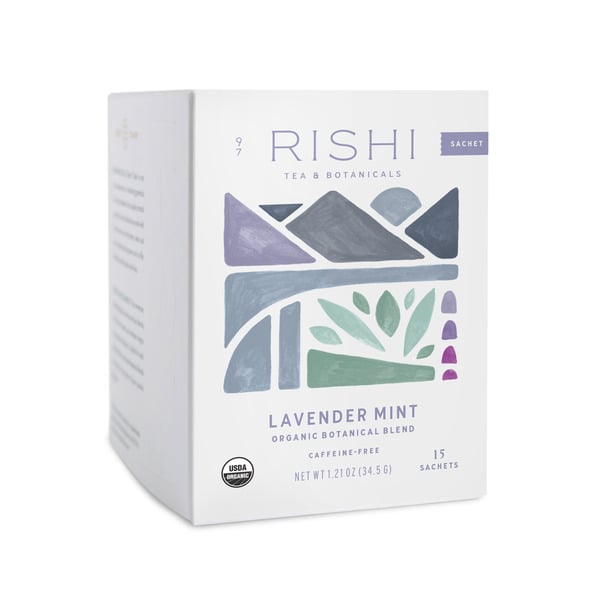 Tea Rishi Tea & Botanicals Lavender Mint, Tea Sachets hero