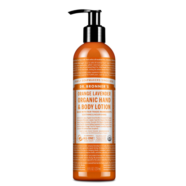 Body Lotions & Soap Dr. Bronner's Orange Lavender, Organic Lotion hero