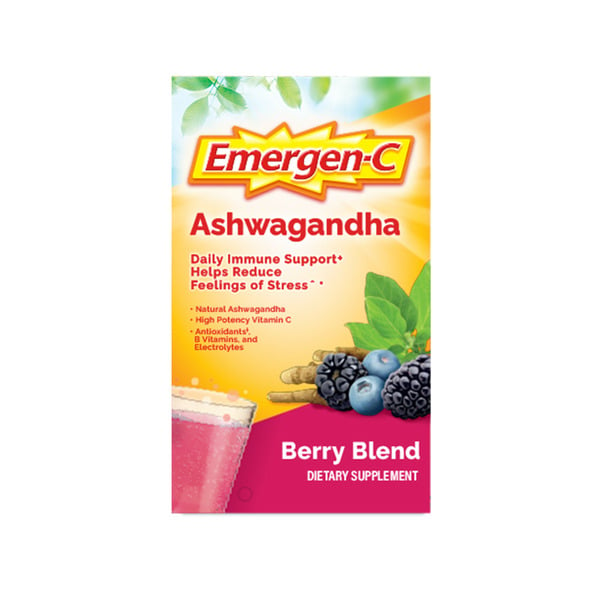 Vitamins & Supplements Emergen-C Vitamin C Ashwagandha Dietary Supplement Powder hero