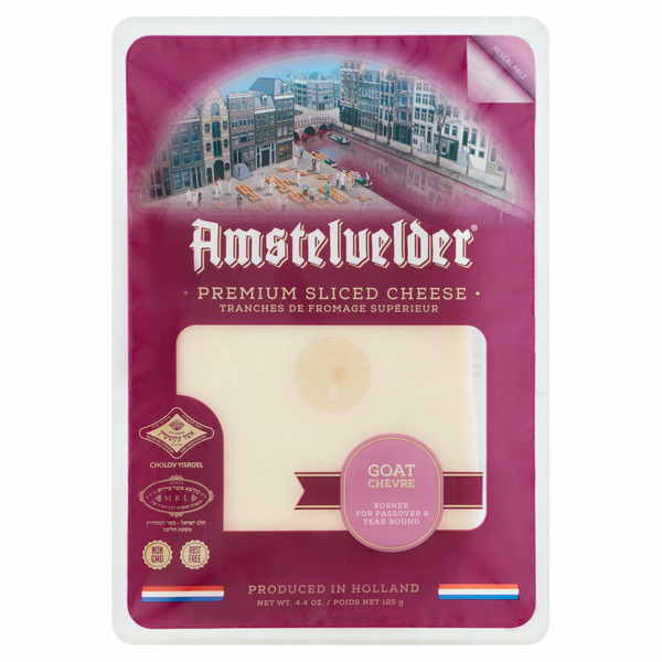 Specialty Cheeses Amstelvelder Goat Premium Sliced Cheese hero