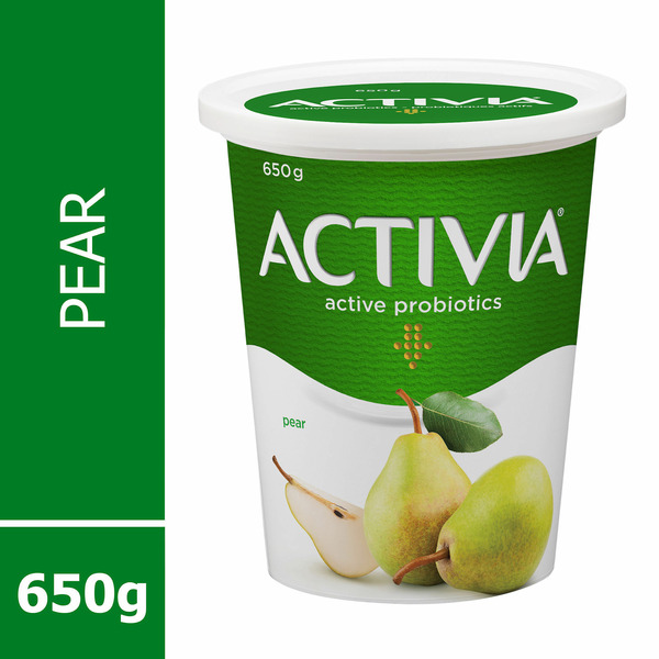 Yogurt Activia Yogurt With Probiotics, Pear Flavour Tub hero