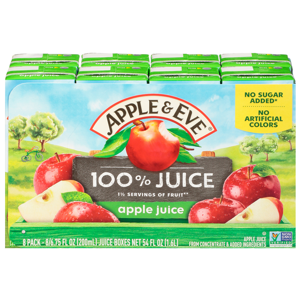 Juice & Nectars Apple & Eve Apple Juice hero