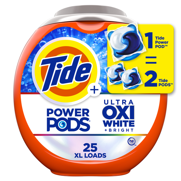 Laundry Tide Power PODS Plus Ultra OXI hero