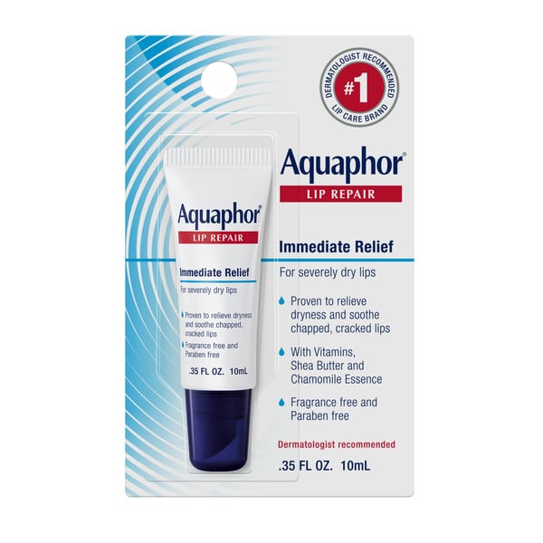 First Aid Aquaphor Lip Repair Carded Pack hero