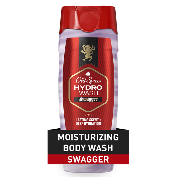 Old Spice Men's Body Wash Moisturizing Hydro Wash, Swagger Scent hero