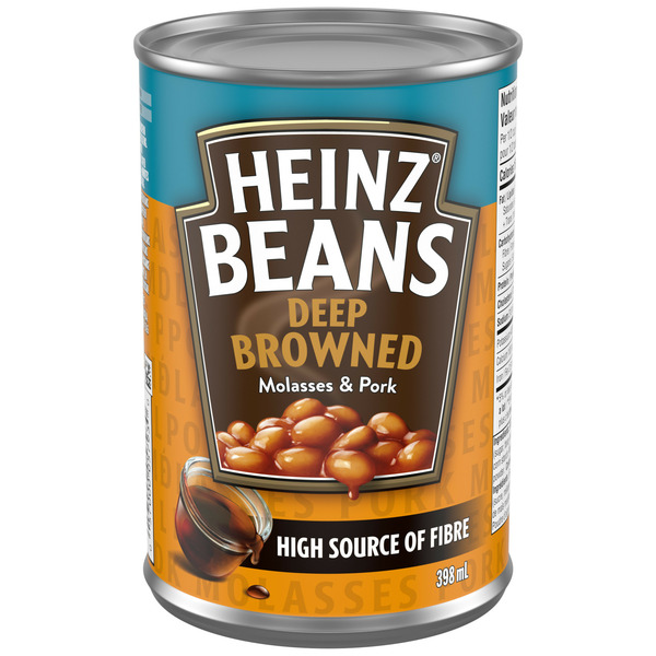 Canned Meals & Beans Heinz Deep-Browned Beans with Pork & Molasses hero