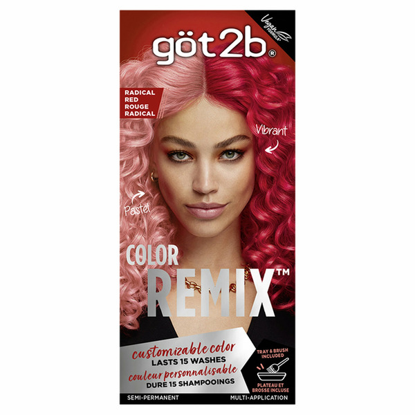 Hair Care Göt2b Color Remix 092 Radical Red Multi-application Semi-permanent Hair Color hero